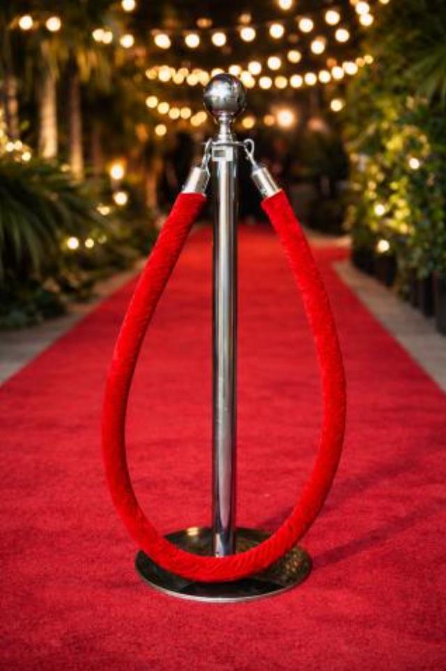 Where to rent STANCHION CHROME W 5  Red or Black Rope in Hayden ID