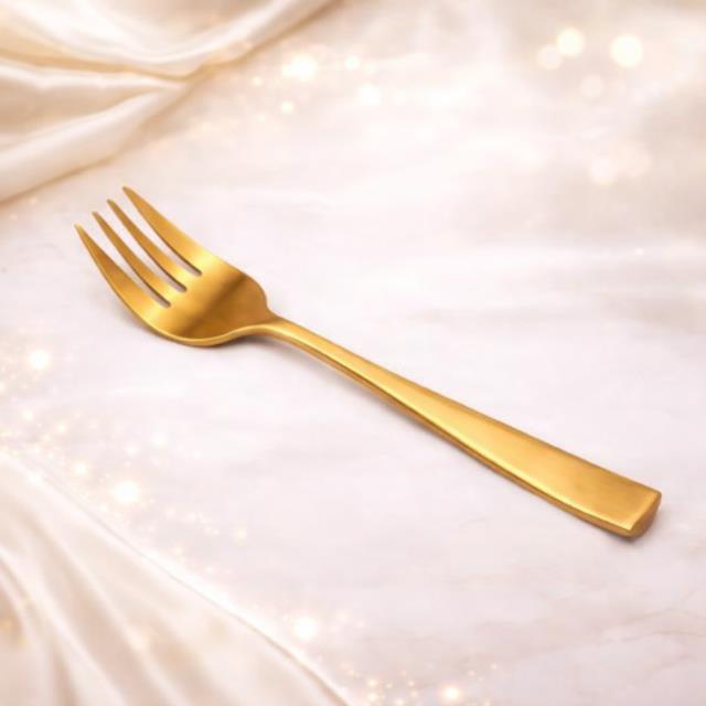 Where to rent UTENSIL, GOLD SATIN SALAD FORK in Hayden ID